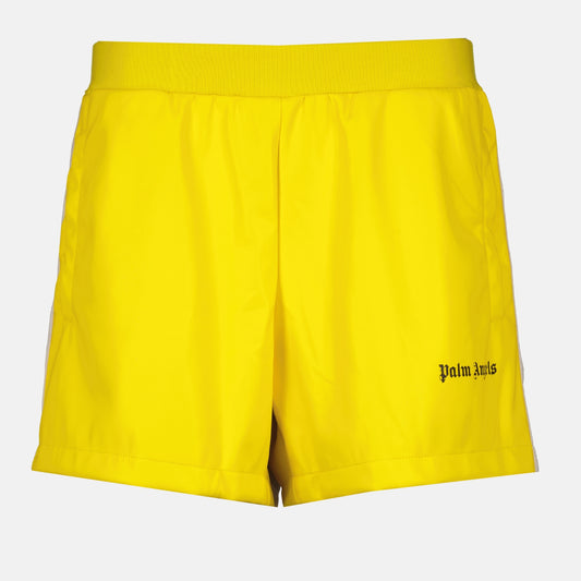 Cropped track shorts