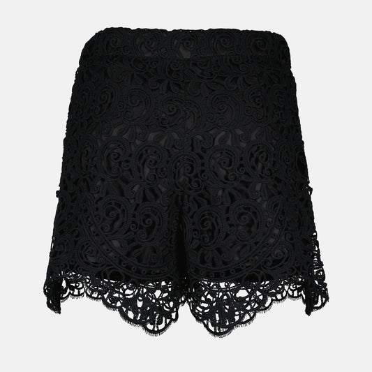 Macrame lace shorts