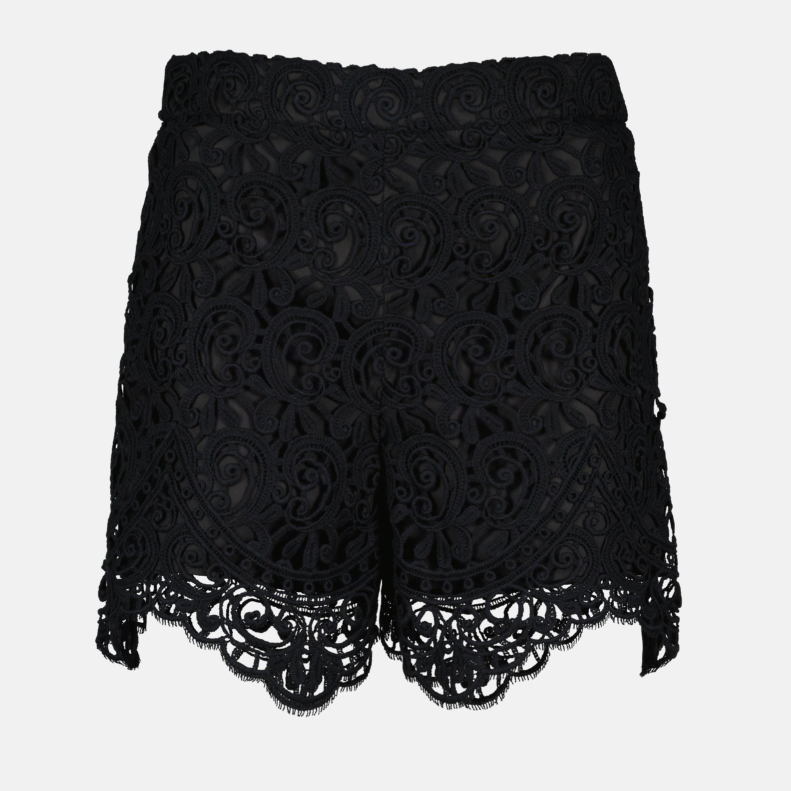 Shorts Macrame lace shorts Burberry Black Women