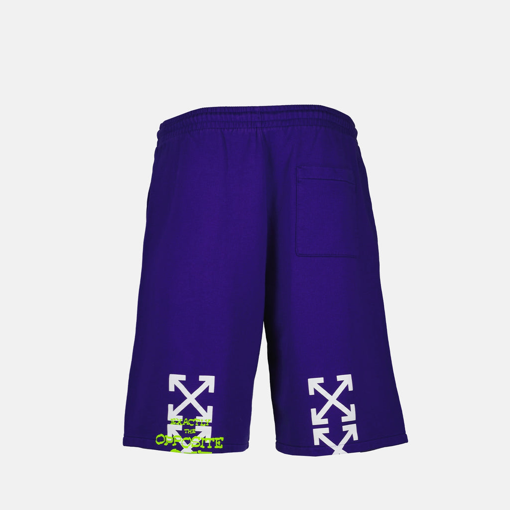 Shorts Opposite Arrow Shorts Off-White Purple Man