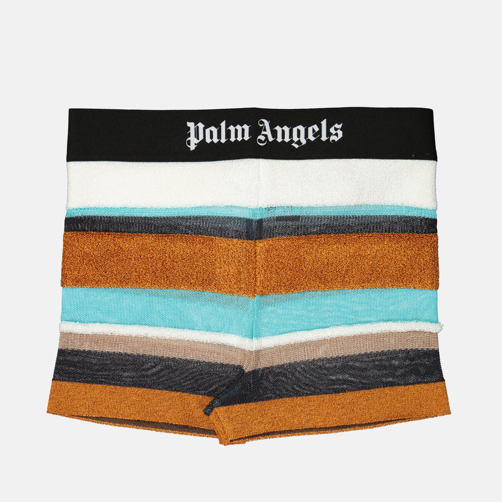 Shorts Short en lurex Palm Angels Multicolorido Femme