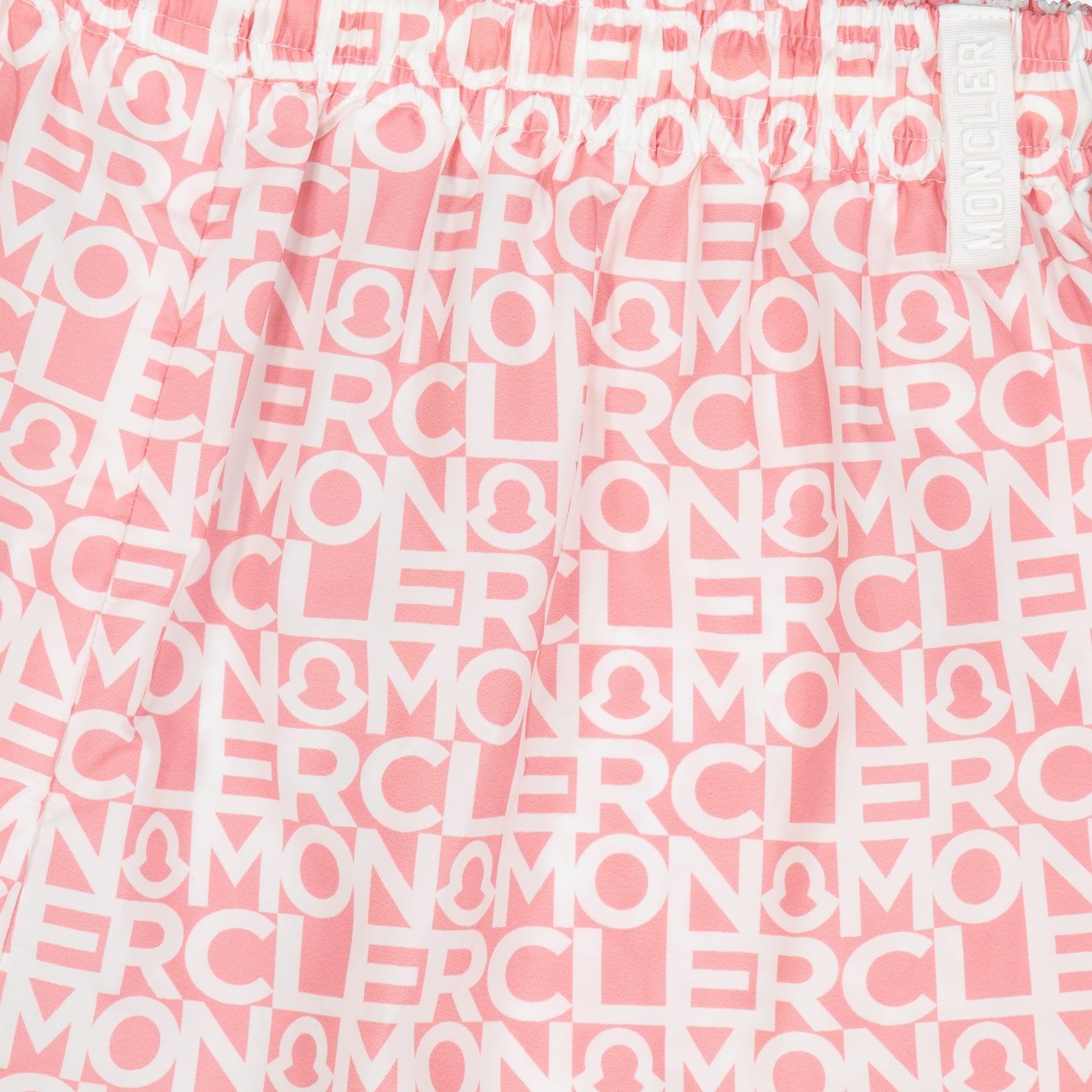 Shorts Short à logo Moncler Rosa Femme