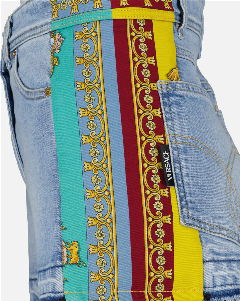 Pantaloni Short Royal Rebellion Versace Blu Femme