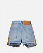 Pantaloni Short Royal Rebellion Versace Blu Femme