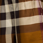 Shorts Short à carreaux Burberry Marrom Femme