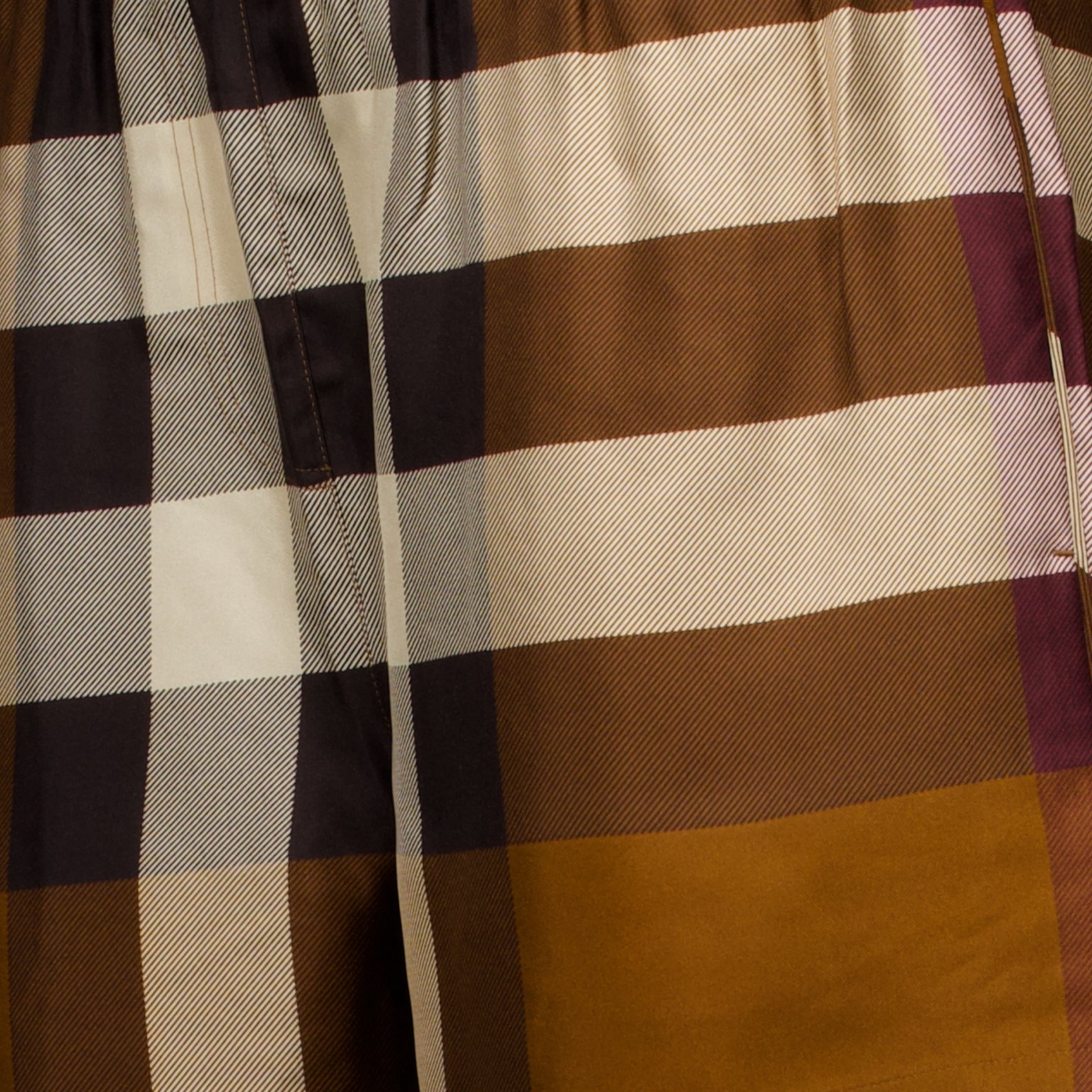 Shorts Short à carreaux Burberry Marron Femme