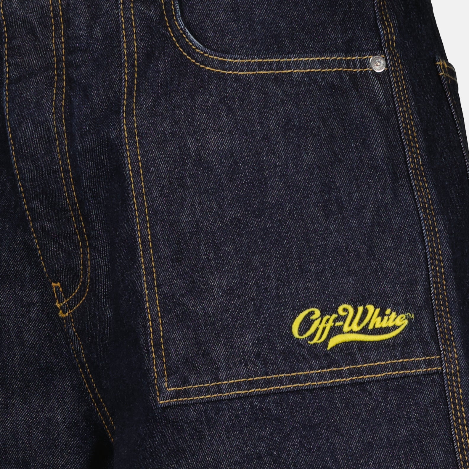 Shorts Short Wave Off Off-White Blue Man