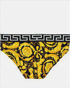 Moda mare Slip Barocco Versace Oro Homme
