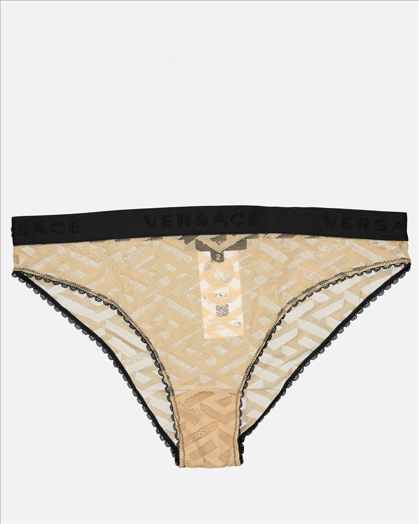 Unterwäsche und Hausbekleidung Greca Slip Versace Beige Damen