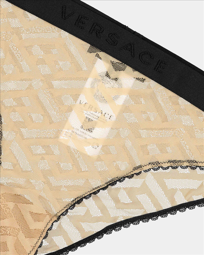 Unterwäsche und Hausbekleidung Greca Slip Versace Beige Damen