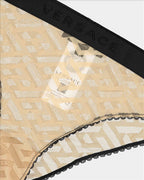 Unterwäsche und Hausbekleidung Greca Slip Versace Beige Damen