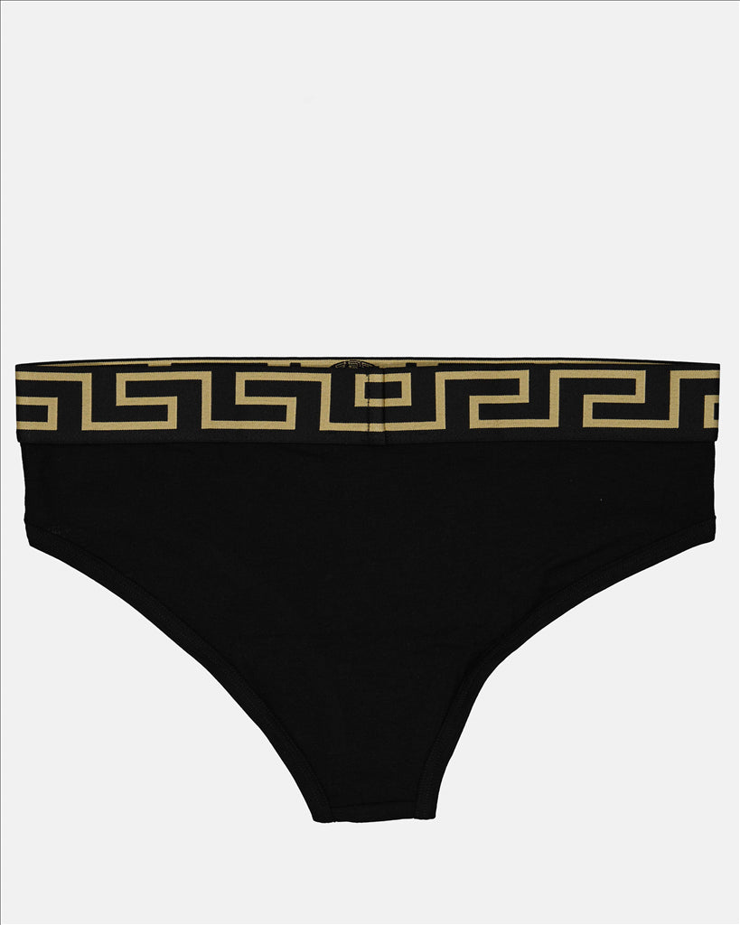Intimo e homewear Slip Medusa Greca Versace Nero Femme