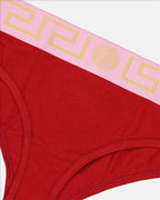 Sous-vêtements et homewear Slip Medusa Greca Versace Rouge Femme