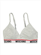 Intimo e homewear Soutien-gorge triangle Moschino Grigio Femme