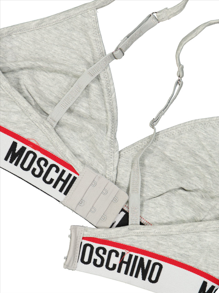 Intimo e homewear Soutien-gorge triangle Moschino Grigio Femme
