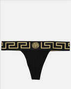 Intimo e homewear String Medusa Greca Versace Nero Femme