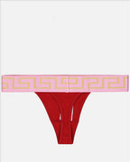 Intimo e homewear String Medusa Greca Versace Rosso Femme