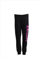 Clothing Logo Tracksuit Versace Black Kids