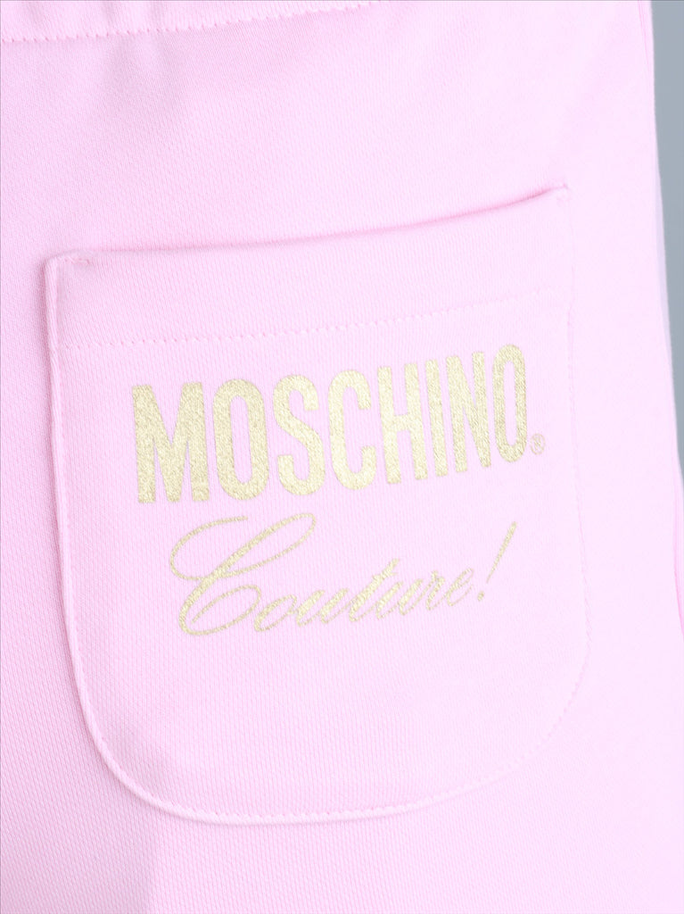 Pantalons Survêtement à logo Moschino Rose Femme