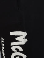 Pantalons Survêtement logo graffiti Alexander McQueen Noir Homme