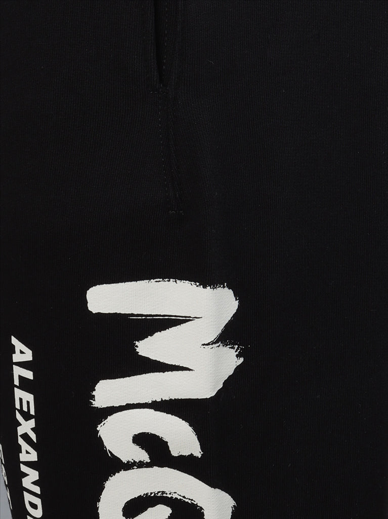 Pantalons Survêtement logo graffiti Alexander McQueen Noir Homme