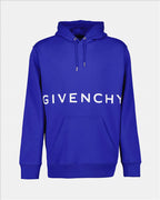 Sweatshirts Signature Hoodie Givenchy Blue Man