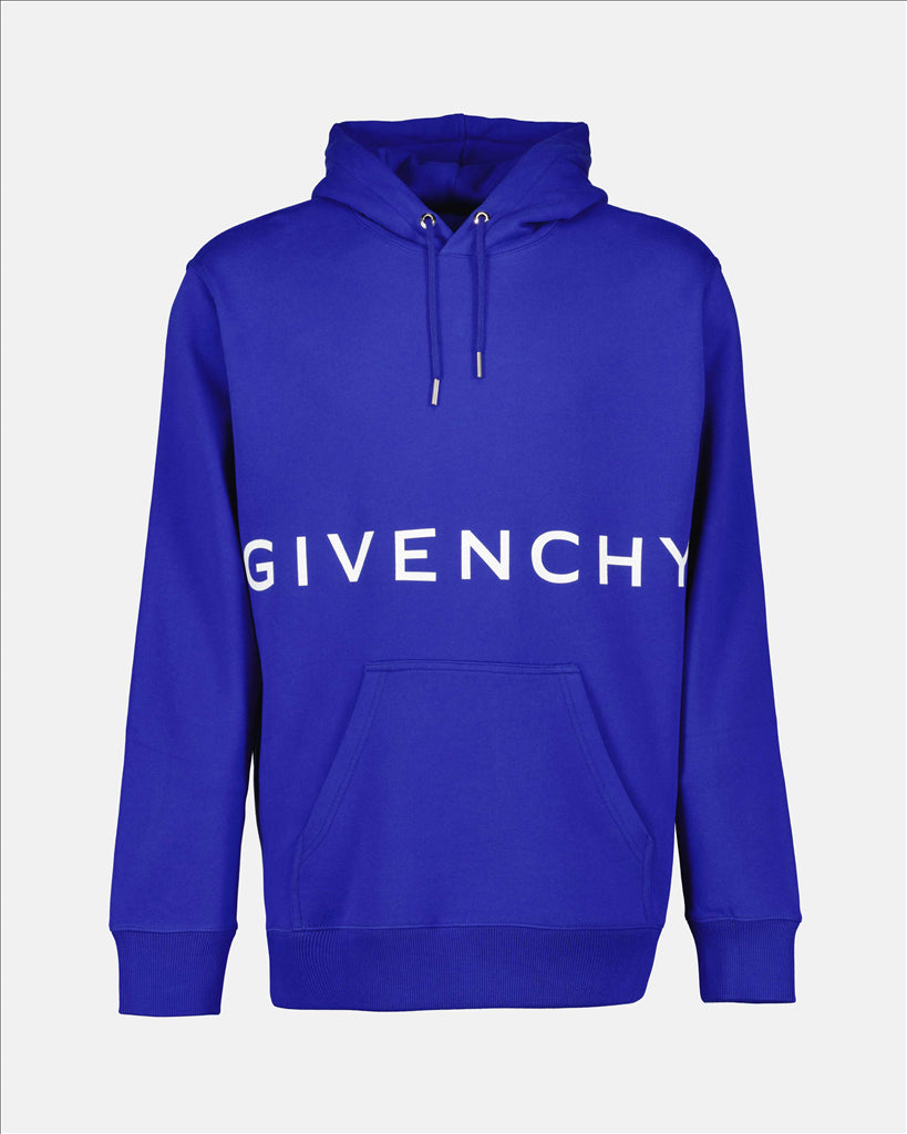 Sweatshirts Sweat à capuche Signature Givenchy Bleu Homme