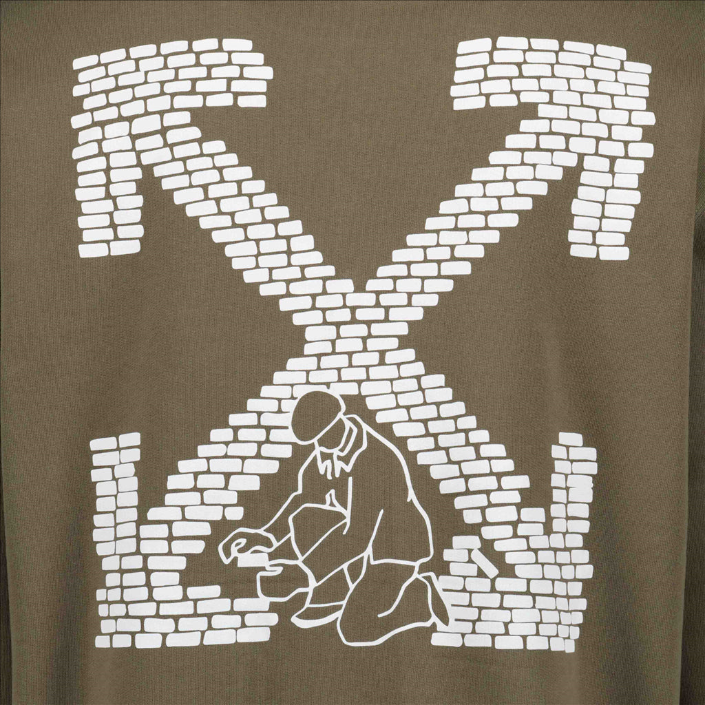 T-shirt Sweat à capuche Arrow Off-White Verde Homme