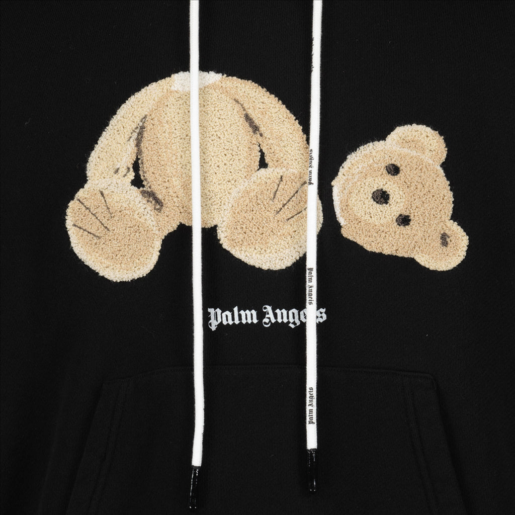 Sweatshirts Bear Hoodie Palm Angels Black Man