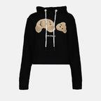 Sweatshirts Sweat à capuche Bear Palm Angels Noir Femme