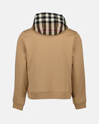 スウェットシャツ ヴィンテージチェックパーカー Burberry 茶色 女性