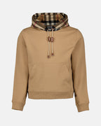 スウェットシャツ ヴィンテージチェックパーカー Burberry 茶色 女性