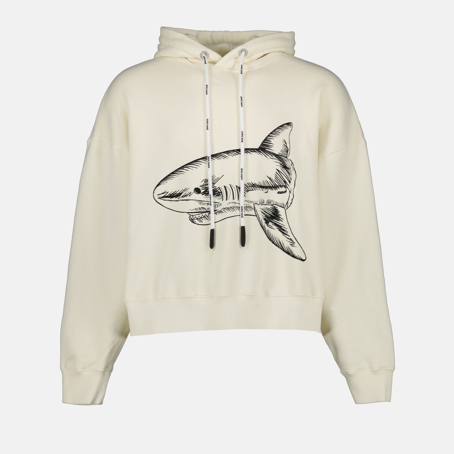 Sweatshirts Sweat à capuche Split Shark Palm Angels Beige Homme