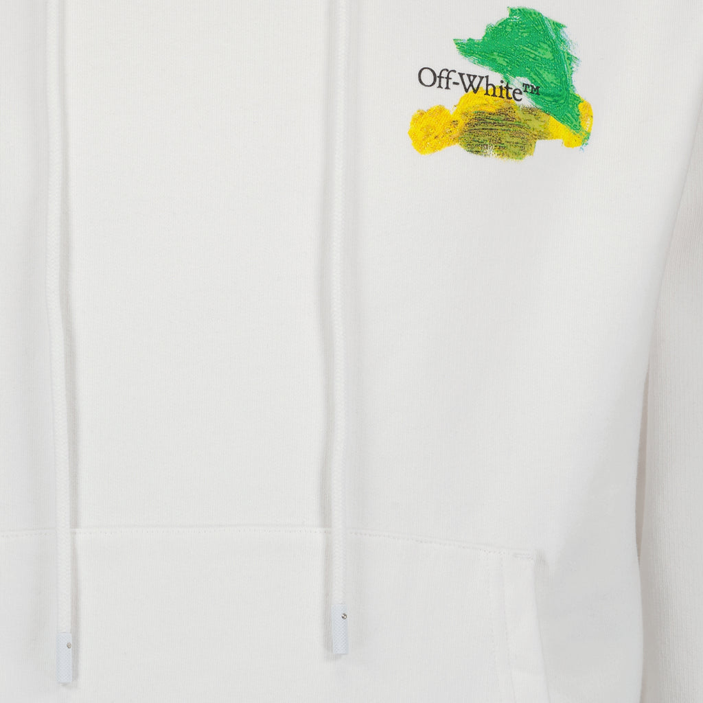 Sweatshirts Sweat à capuche Arrow Brush Off-White Blanc Homme