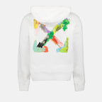 Sweatshirts Sweat à capuche Arrow Brush Off-White Blanc Homme