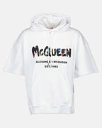 Sweatshirts Graffiti Hoodie Alexander McQueen White Man