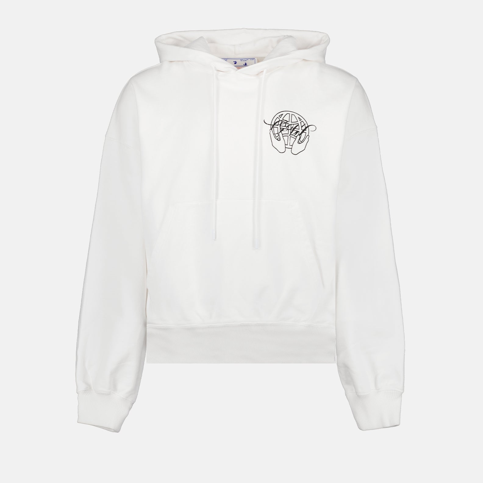 Sweatshirts Sweat à capuche hand Arrow boxy Off-White Blanc Homme