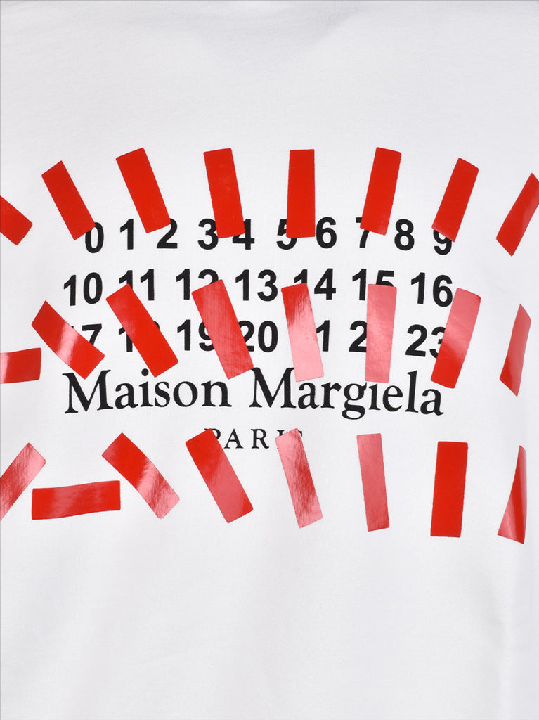 Sweatshirts Printed hoodie Maison Margiela White Women