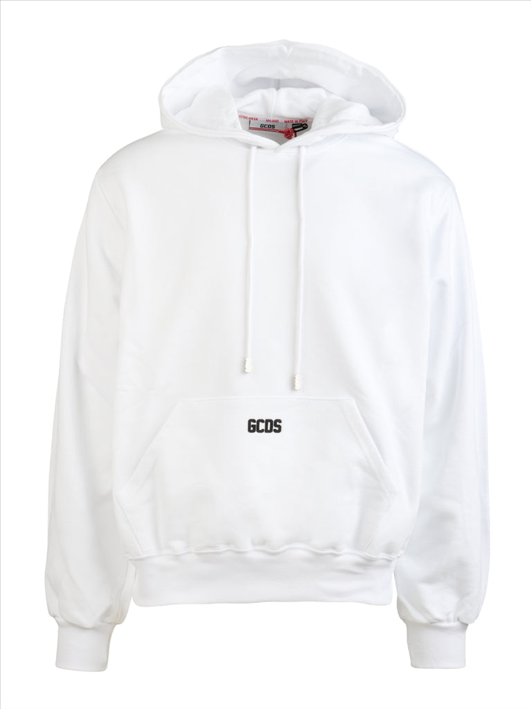 Sweatshirts Sweat à capuche à logo GCDS Blanc Homme