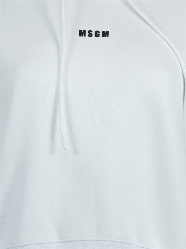 Sweatshirts Sweat à capuche MSGM Blanc Femme