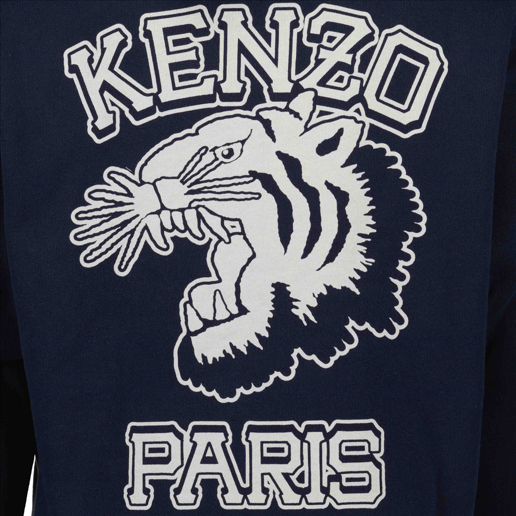 Sweatshirts Sweat à capuche Varsity Kenzo Bleu Homme