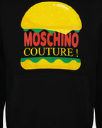 Sweatshirts Burger Hoodie Moschino Black Man