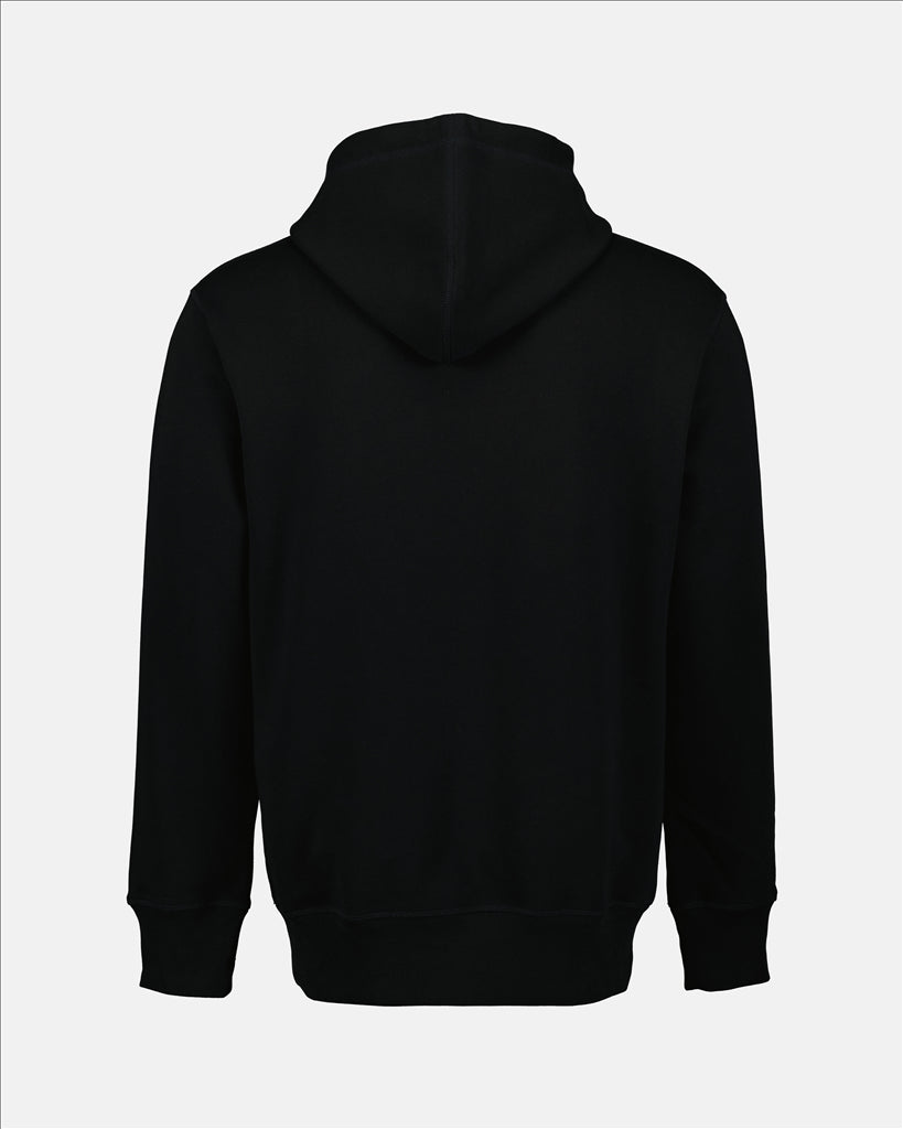 Sweatshirts Sweat à capuche Burger Moschino Noir Homme