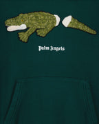Sweatshirts Sweat à capuche Croco Palm Angels Vert Homme