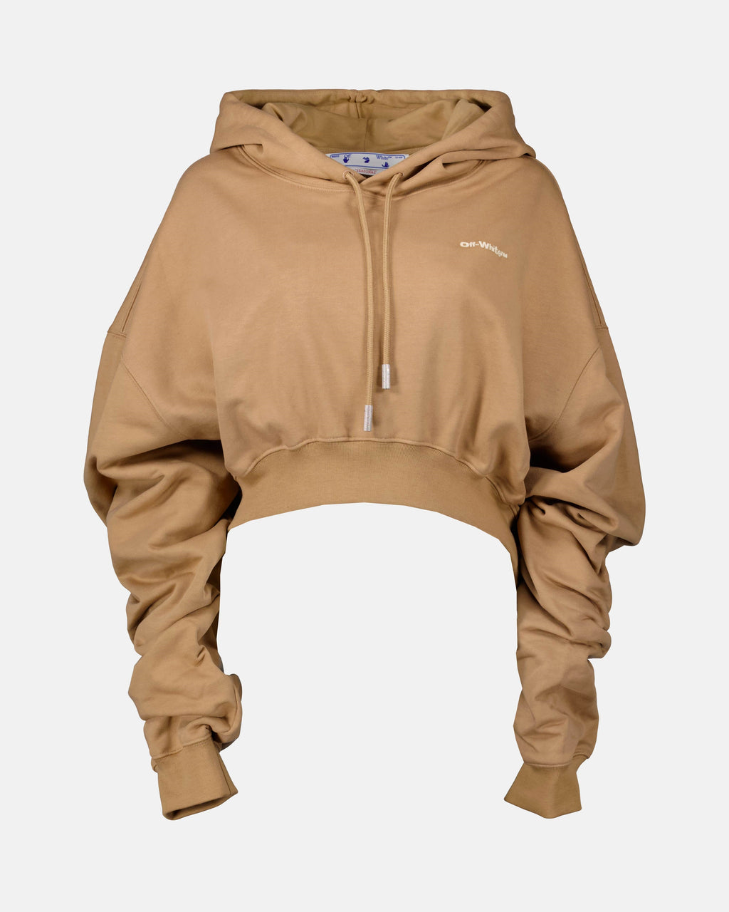 Sweatshirts Cropped hoodie Off-White Brown Women