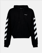 Sweatshirts Diag Helvetica Hoodie Off-White Black Man
