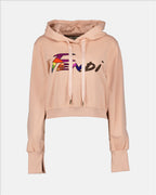 Sweatshirts Fendi Brush Hoodie Fendi Pink Women