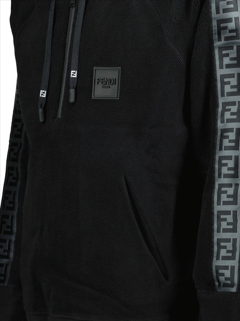 Sweatshirts Sweat à capuche FF Fendi Noir Homme
