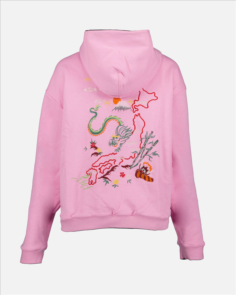 Sweatshirts Sweat à capuche France-Japon Kenzo Rose Femme