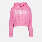 Sweatshirts Sweat à capuche Goddess Versace Rose Femme
